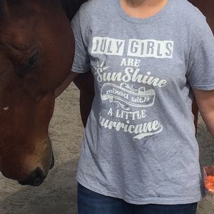 SUNSHINE MIXED WITH A LITTLE HURRICANE T-SHIRT